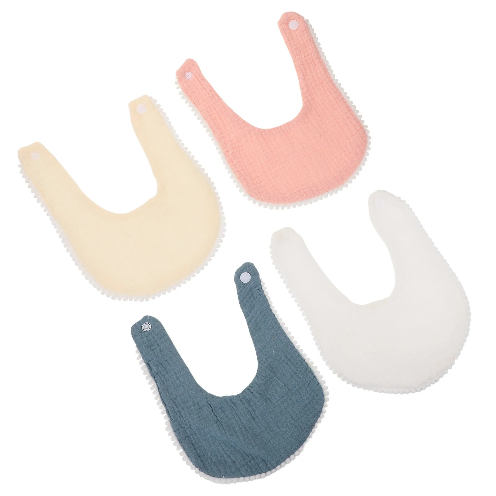 

4 шт., муслиновые детские нагрудники, двухслойные хлопковые мягкие банданы, слюнявчики для мальчиков и девочек, новорожденных, кормления зубов