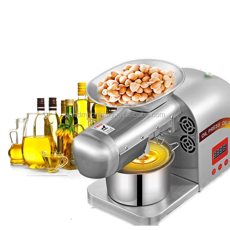 Mini Oil Press Mill Coconut Oil Expeller Hemp Seed Oil Extraction Machine