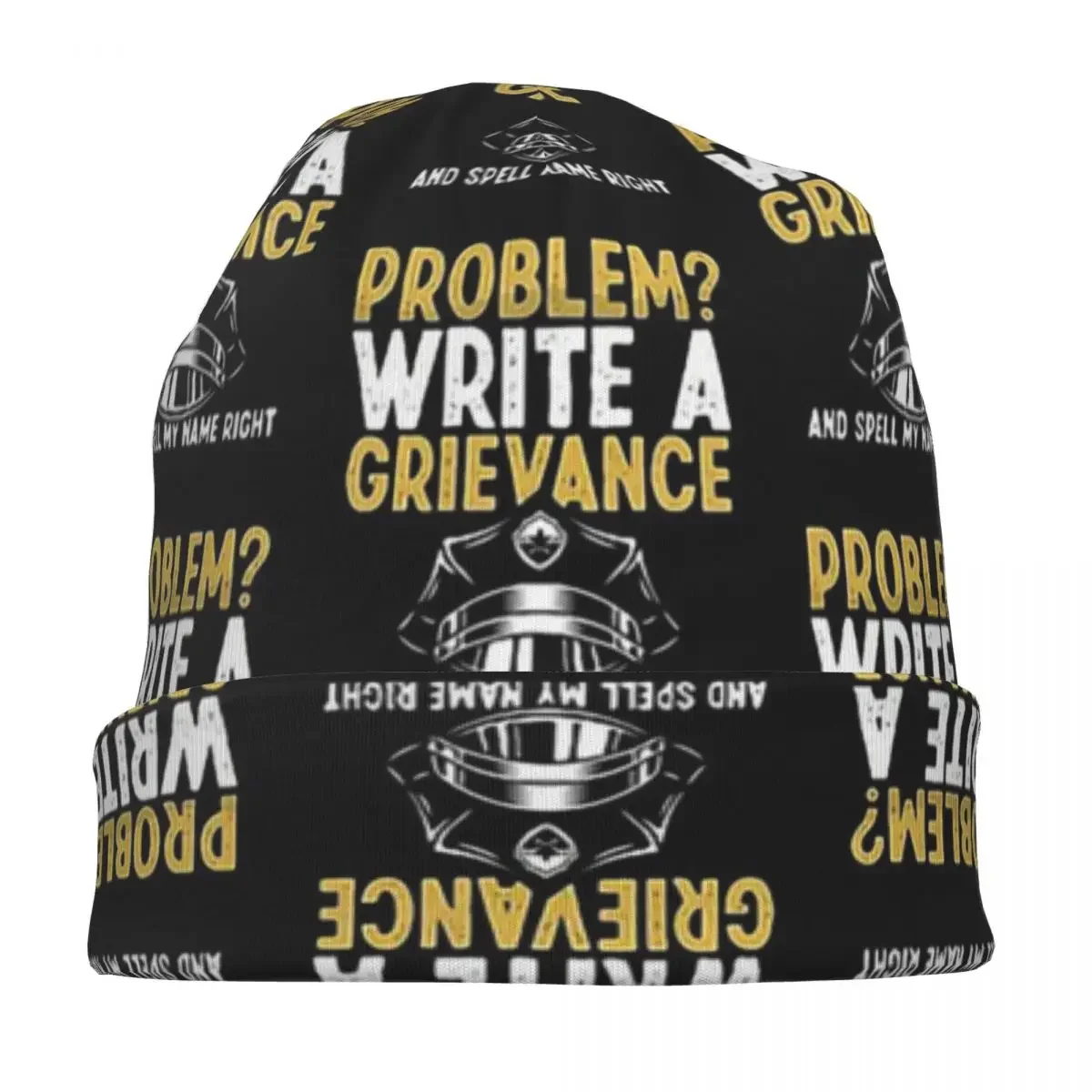 Problem Write A Grievance Knitted hat for men and women Ranger Gift Unisex winter warm brimless urinal Hat