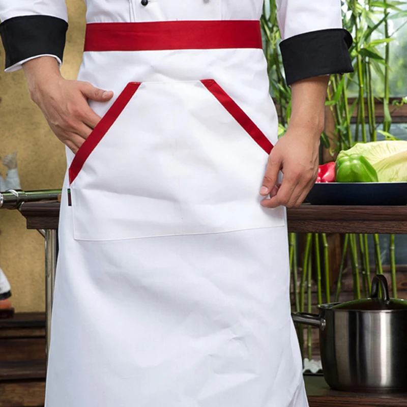 Kitchen Male Chef Half Length Apron Hotel Woman Cook Cooking Aprons Western Restaurant Bakery Cafe Bar Waiter Work Pinafore