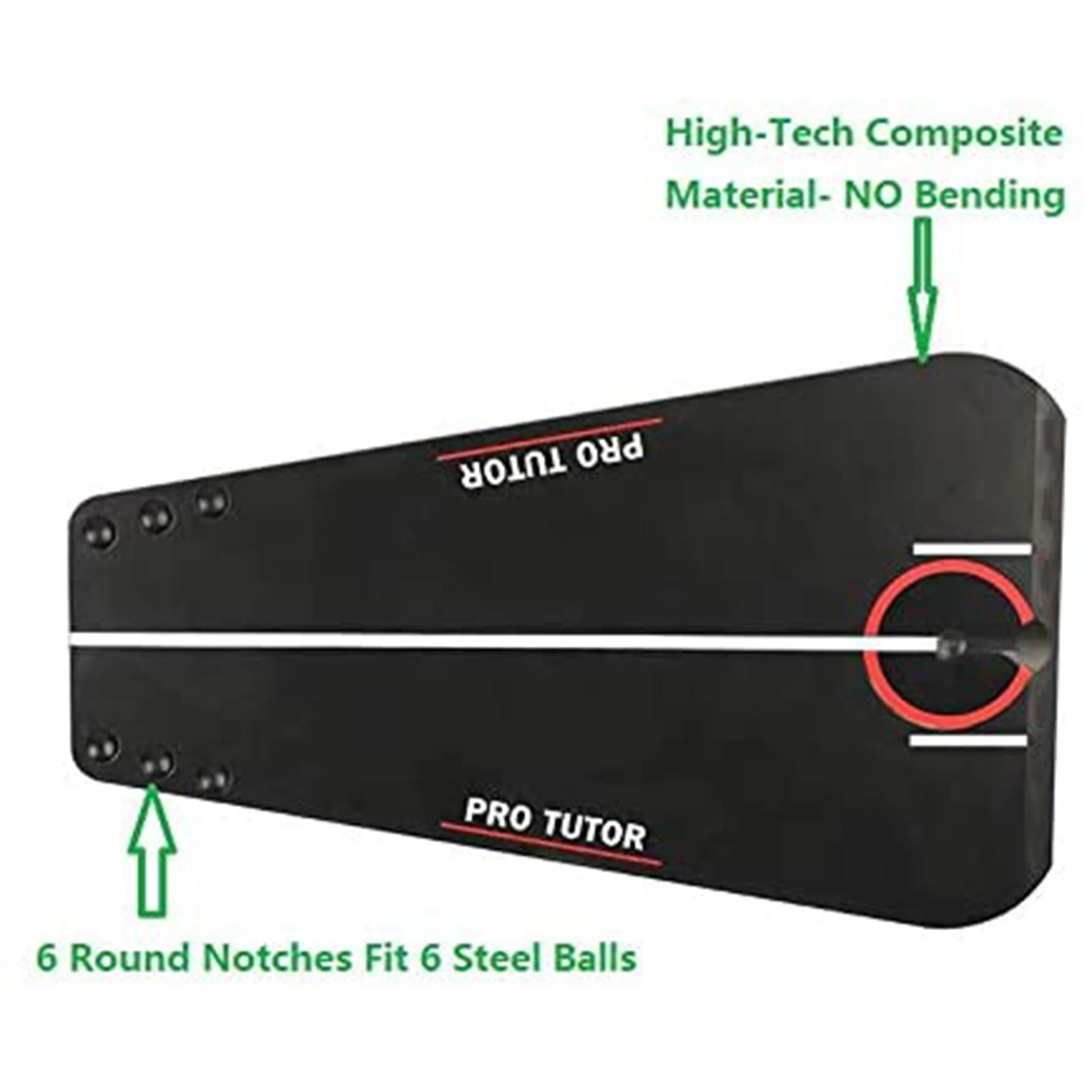 【CYBER MONDAY】Golf Putting Tutor with Free Zipper Case, Golf Putting Training Aid Indoor Outdoor Golf Putting Trainer/Aids
