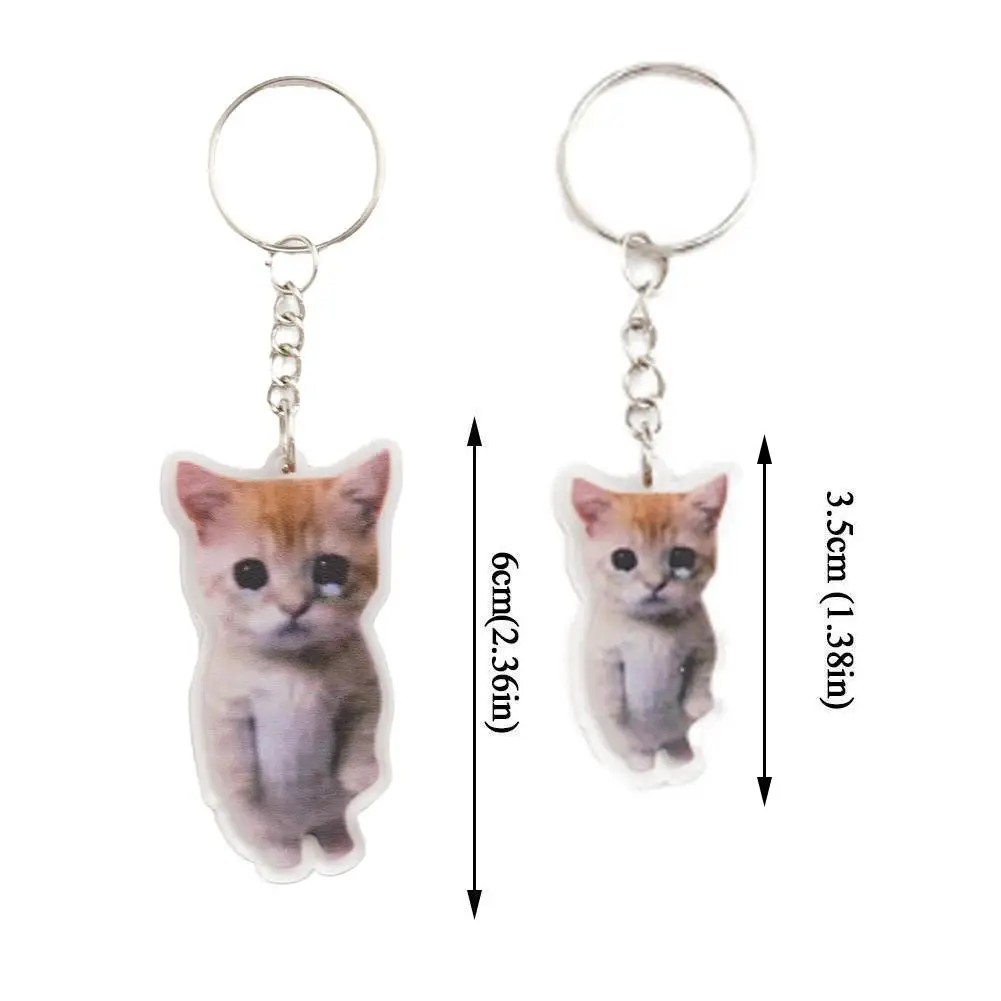 Kreative niedliche Bananen katze Meme Schlüssel bund Mädchen Studenten lustige glückliche Liebe Brot schwarze Katzen Lanyard kleine Anhänger Telefon kette Schmuck