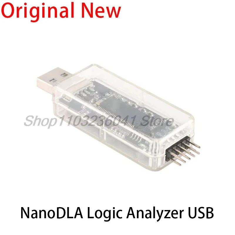 NanoDLA Logic Analyzer SCM ARM FPGA Debugging Tool Protocol Analysis 24MHz Sampling Rate 8 Channels Open Source Sigrok PulseView