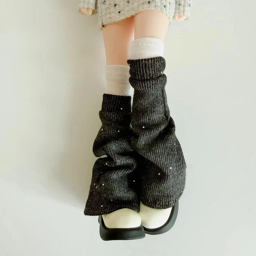 Weibliche Puppenkleidung, bedruckte BJD-Kniestrümpfe, gestrickter gestreifter Pullover, Modell für Azone Ob22/24 Blythe Actionfigur-Körper – Detail 18