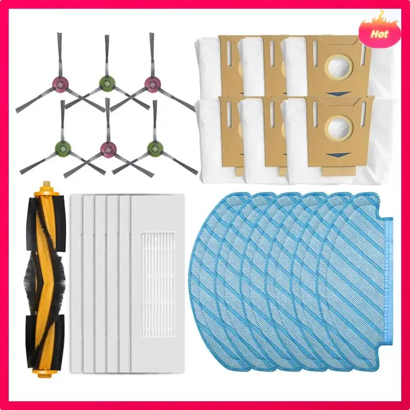 

ABYP For Ecovacs Deebot N10 / N10 Plus Main Side Brush Hepa Filter Mop Cloths Dust Bag Robot Vacuum Cleaner Accessories