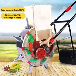 cotton soybean peanut planter film-pressing machine seed planting tool Stainless steel Multi-function hand-push seeder