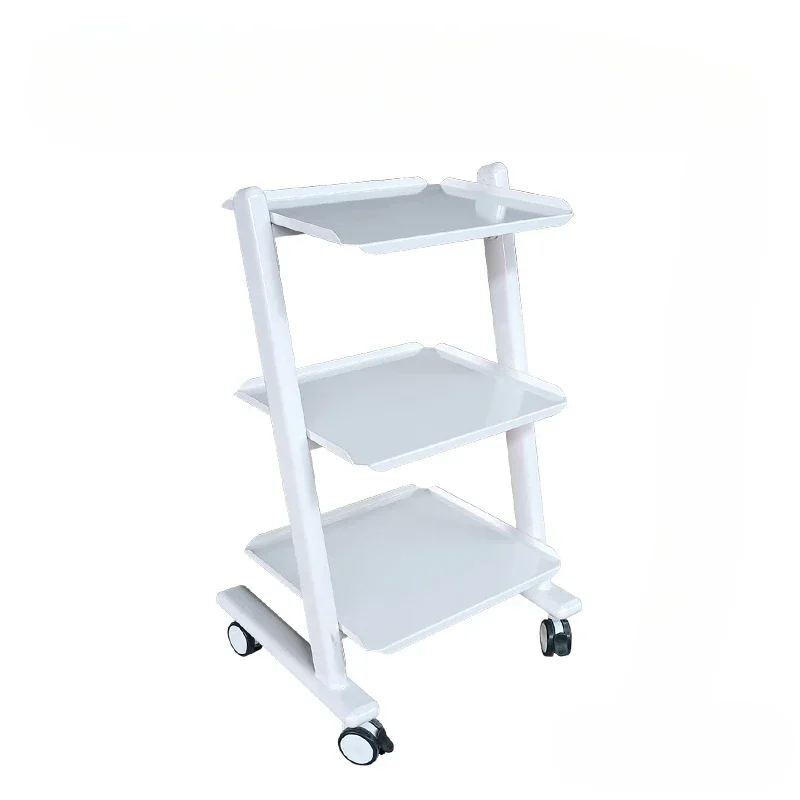 Carrello Carrello Vassoio per salone di bellezza Lashista Organizzatore ausiliario Ruote Parrucchiere Estetista Auto Bar Spa Mobili multiuso