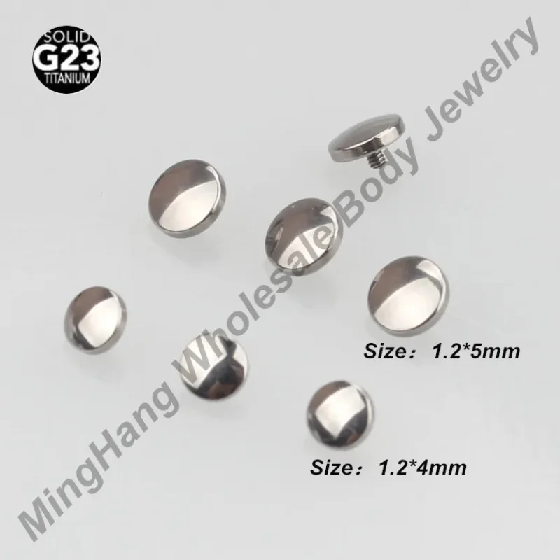 

Mixeds 3mm 4mm 5mm Size Titanium G23 Dermal Anchor Skin Diver Tops Piercing Body Jewelry