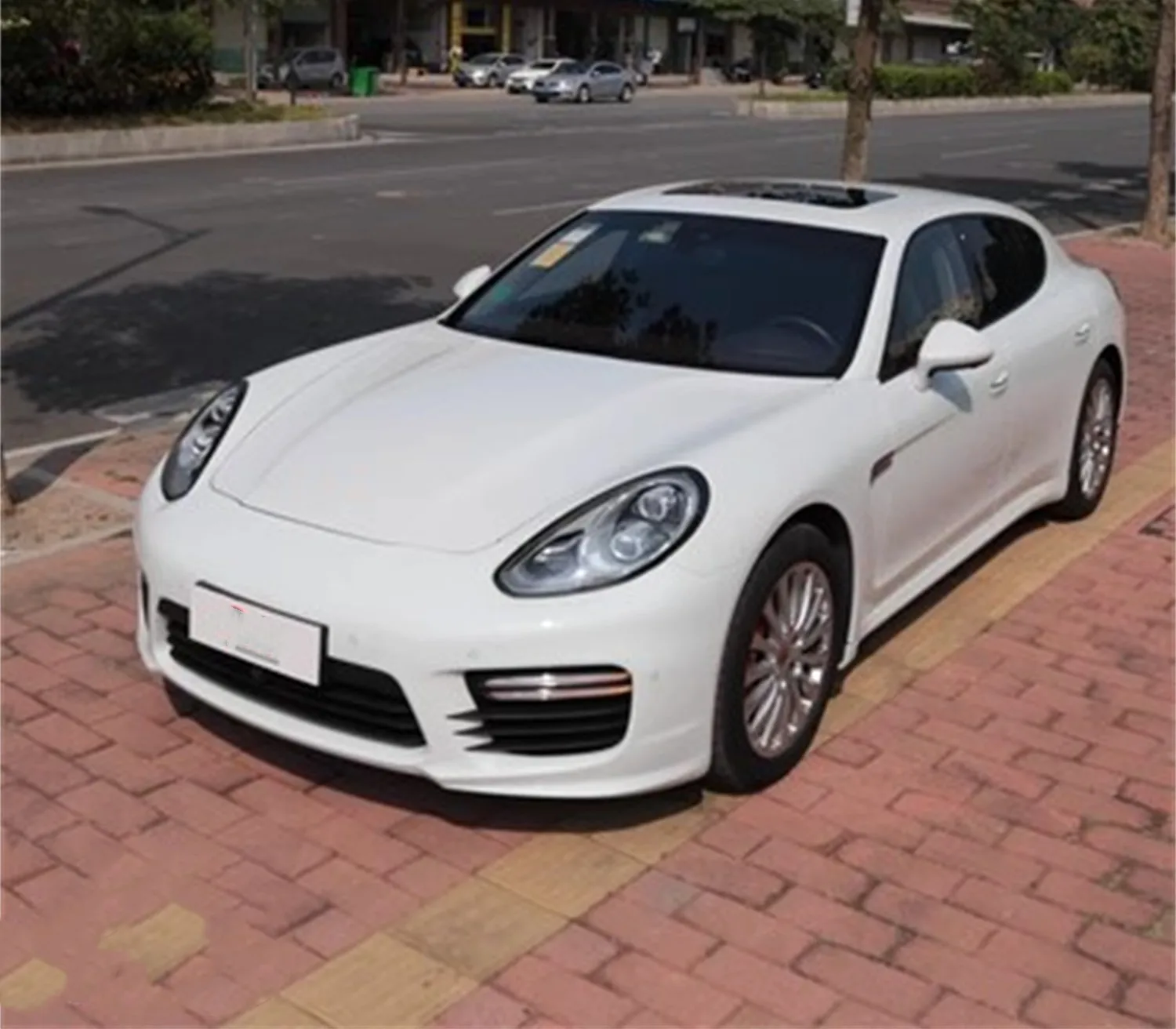 Car Front Bumper surround Body kit for Porsche 970 Panamera modified turbo grille daylight