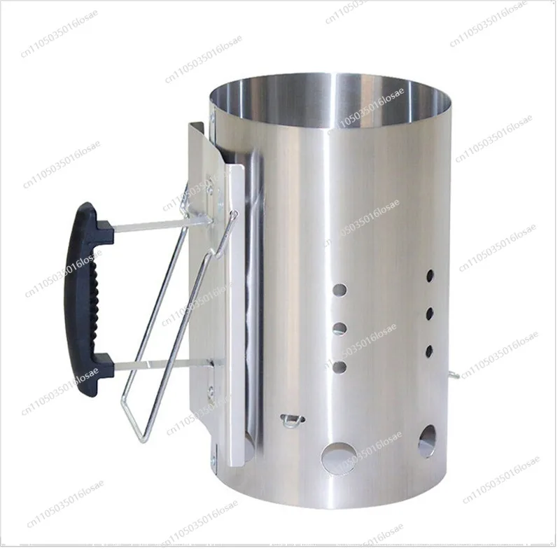 

Thickened Carbon Barrel Stainless Steel Charcoal Ignition Barrel Portable Carbon Barrel Charcoal Barbecue Ignition