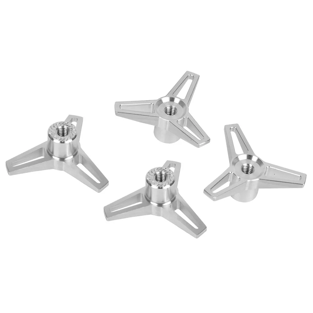1/10 Aluminum M4 Wheel Lock Nut Spinner for Tamiya Clod Buster 4X4X4 Bullhead RC Monster Truck Parts