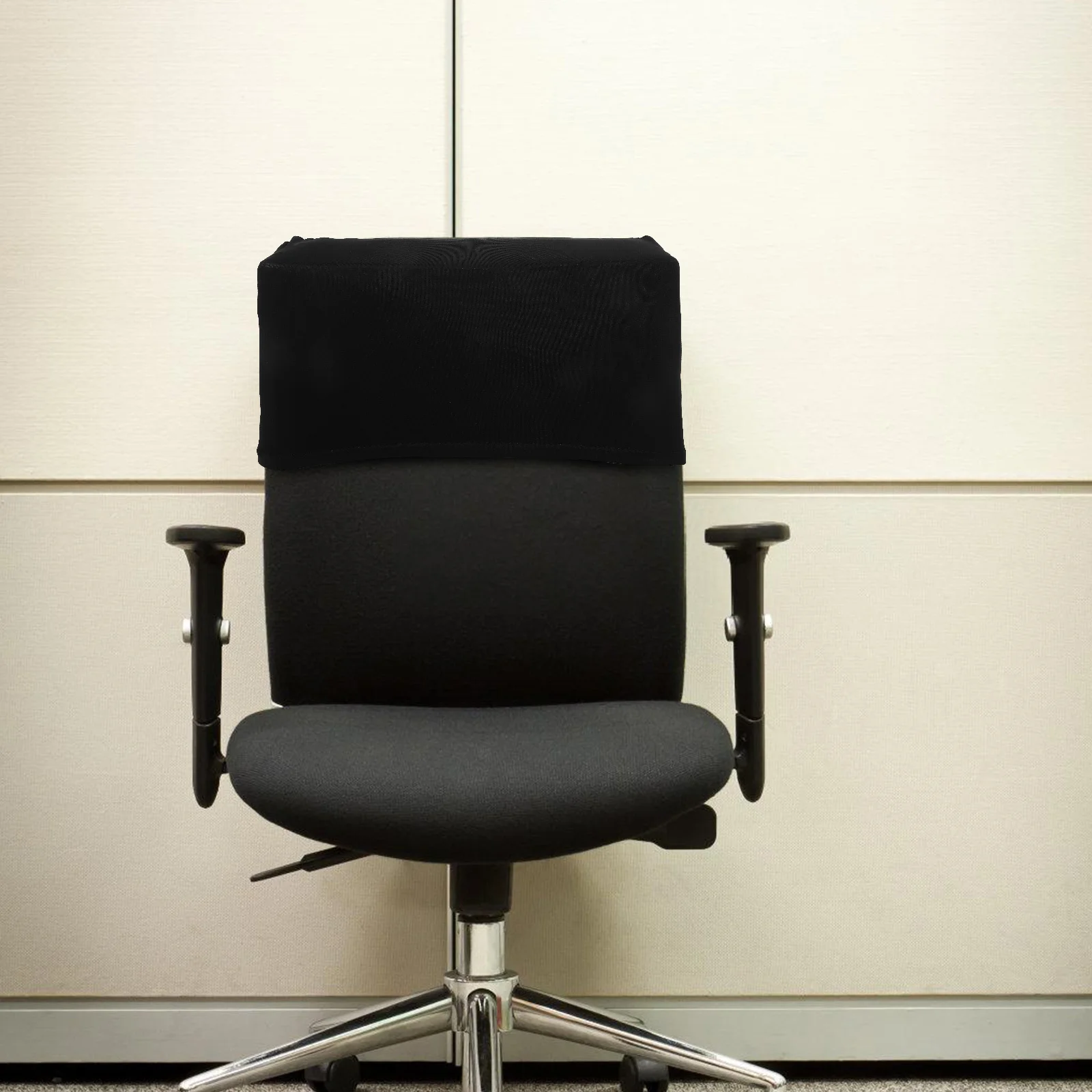 

2Pcs Office Chair Backrest Protectors Stretch Polyester Elastic Cover for High Back Chairs Home Office Workspace