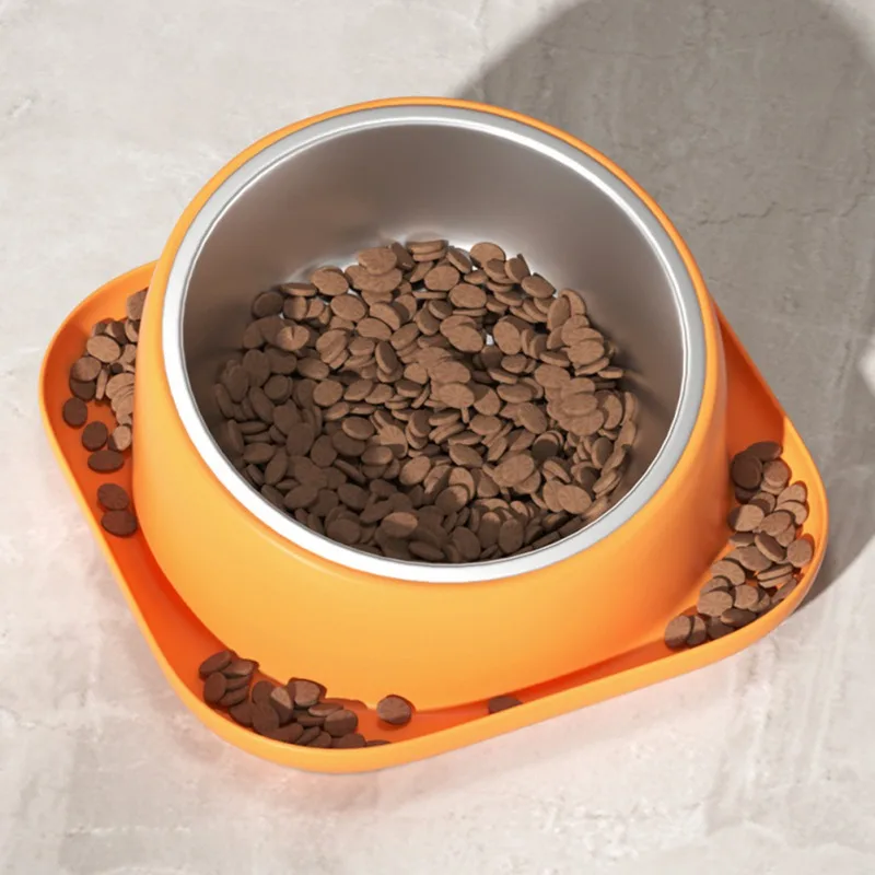 Non-Skid Cat Food Bowl Tilted Angle No-Spill Cat Food Bowl Dog Cat Food Bowl