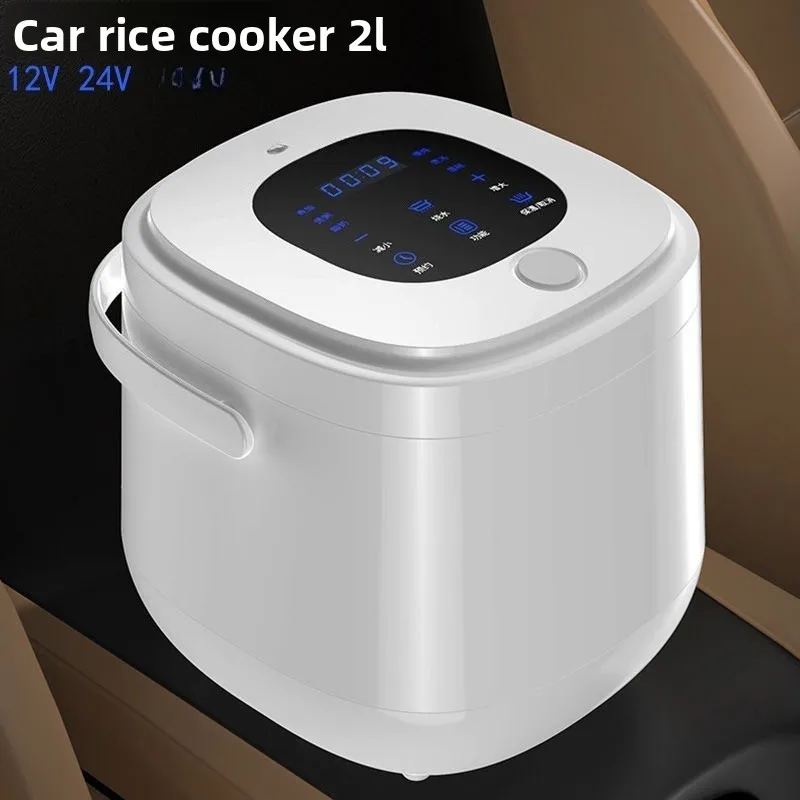 

Fast and Convenient 2L Car Rice Cooker Car Home Dual-purpose Rice Cooker New 24v Large Truck 12v Car Universal Multi-function