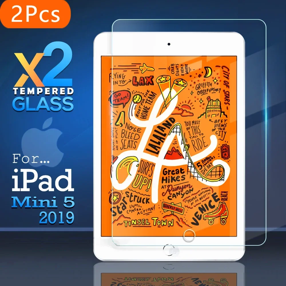 Защитная пленка для экрана iPad Mini 5 2019 7,9 дюйма A2126 A2124 A2133 A2125, защитная пленка против царапин, прозрачное закаленное стекло Защитная пленка для экрана iPad Mini 5 2019 7,9 дюйма A2126 A2124 A2133 A2125, защитная пленка против царапин, прозрачное закаленное стекло