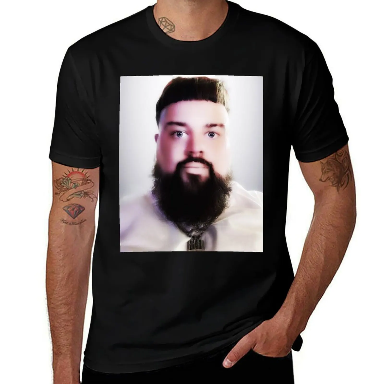 

joeyy airbrush squareprint T-Shirt man tshirt man graphic t shirt t shirt man luxury T-Shirt