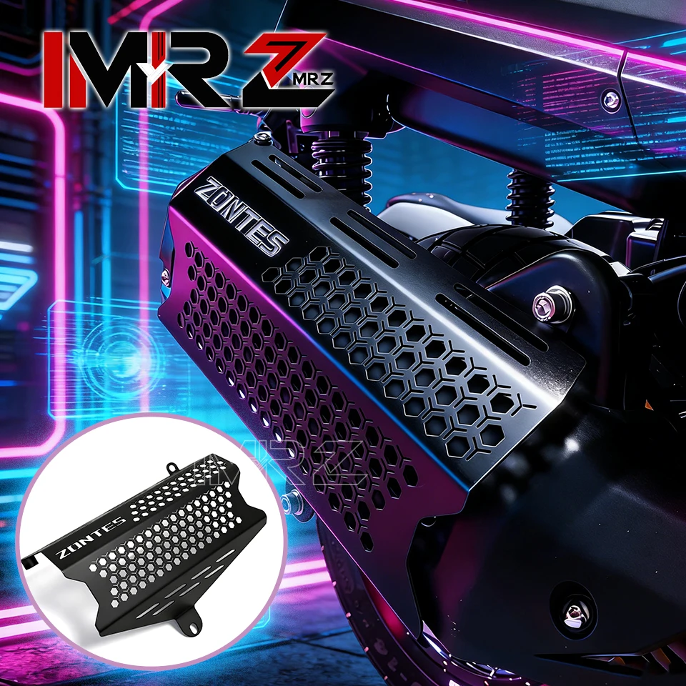 

2026 NEW Motorcycle Exhaust Pipe Protective Cover Exhaust Guard Hood Anti-fall Muffler Anti-scald Cover For ZONTES 368G 368 G