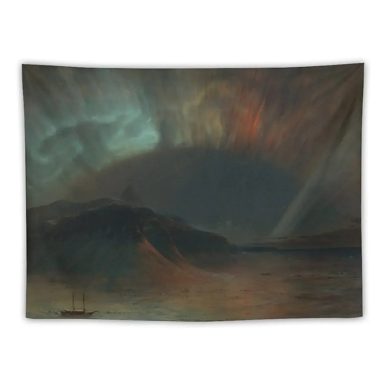 

Aurora Borealis - Frederic Edwin Church Tapestry Wallpaper Bedroom Wallpapers Home Decor Aesthetic Room Decors Tapestry