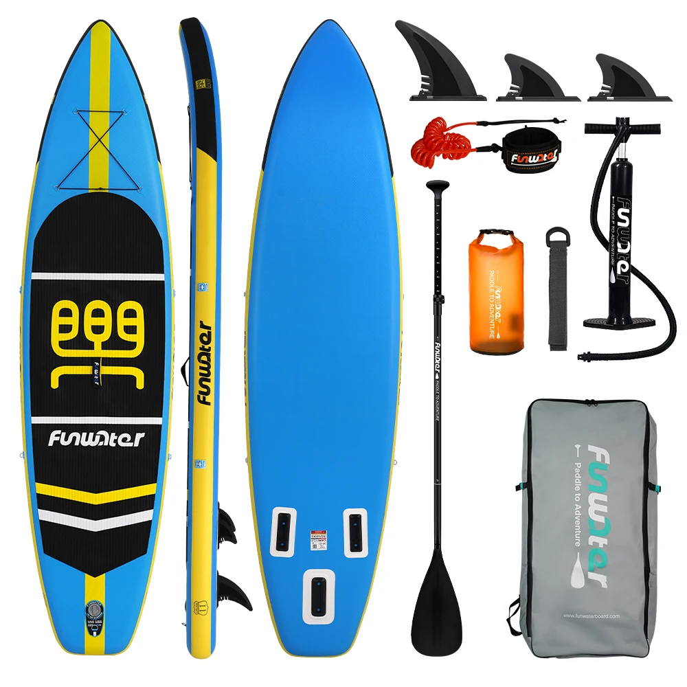 Funwater Stand Up Paddle Board gonfiabile Stand Up Paddle Board surf Sup Board tavola da surf carico massimo 300 libbre 335*84*15CM