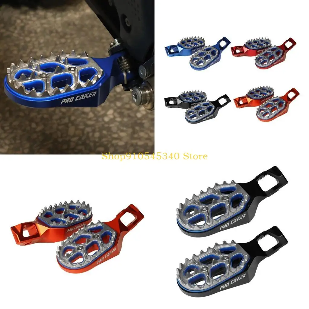 

U2JA 1 Pair Motorcycle Foot Pegs Motorcycles Modification Footpeg Bracket For 85SX 2018-2024 125/150SX 250 350