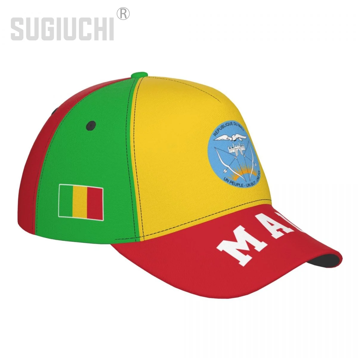 Unisex Mali vlag Malinese volwassen Baseball Cap patriottische hoed voor honkbal voetbalfans mannen vrouwen