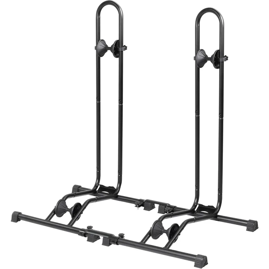 

Bike Floor Stand Parking Rack - for 20-29 Mountain MTB Road Bikes with Tire Width up to 2.4 or 5 Fat Bike - Bicycle Indoor Outd