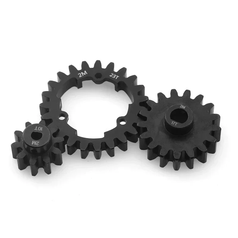 Engrenagem de metal principal 23T Spur Gear 10T 17T Pinhão 6449 para carro RC Trxs 1/5 X-Maxx 1/10 E-Revo 2.0