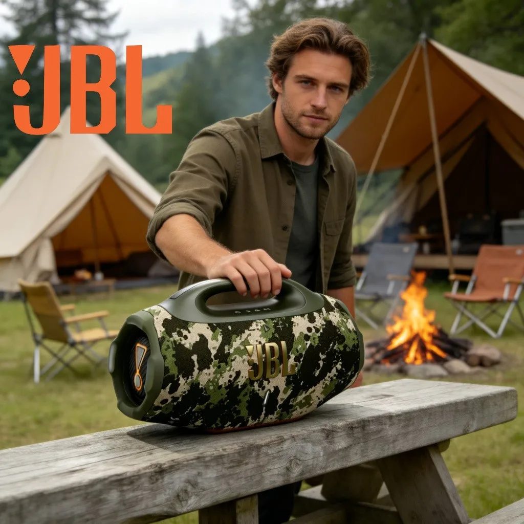 JBL BOOMBOX4 God of War 4th Gen Wireless Bluetooth Speaker, Waterproof Portable Long Battery Life for Home & Outdoor