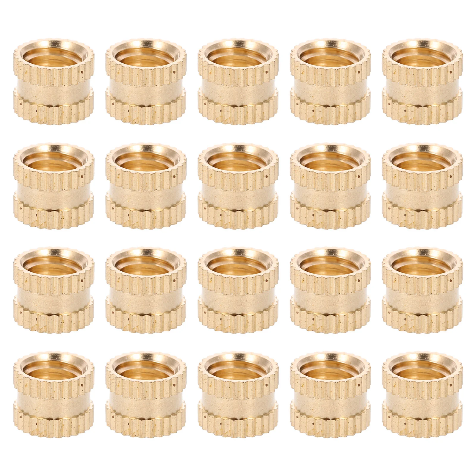 Enrobement d'écrou mométrage kg pour ensemble d'impression 3D, filetage de forme Prquinze, insert fileté en cuivre, chaleur, 1/4 po, 20 pièces