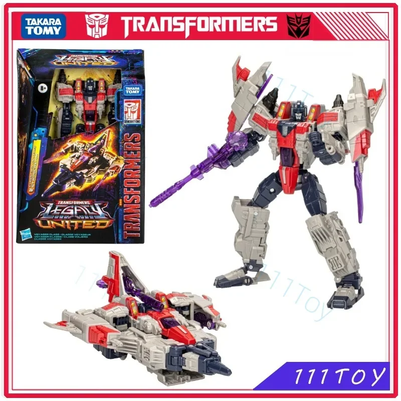 

In Stock Transformers Toy Legacy United Voyager Cybertron Universe Starscream Anime Figures Robot Action Figure Gifts Hobbies