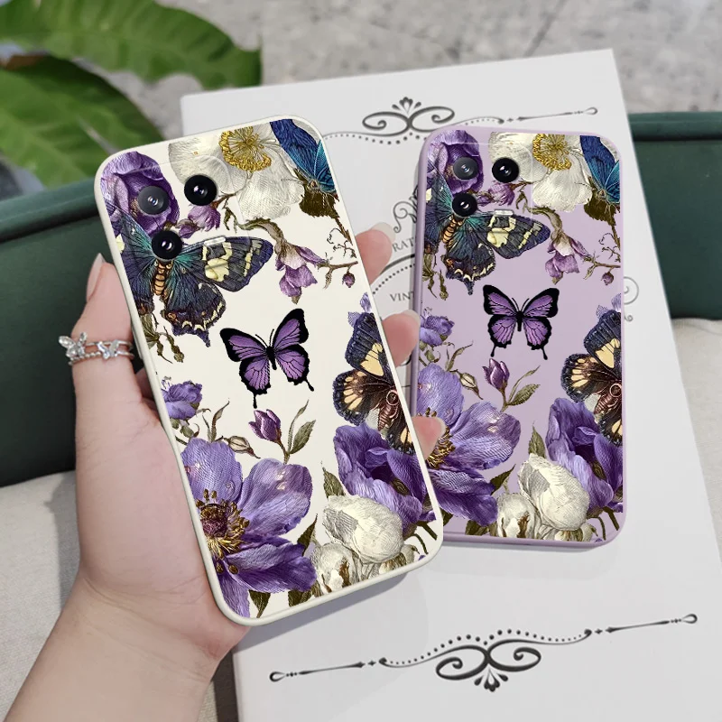 

Retro Flower Forest Phone Case For Xiaomi 17 15 15T 14 14T 13 13T 12 12X 12T 12S Mi 11 11T 10 10T Pro Max Lite Silicone Cover