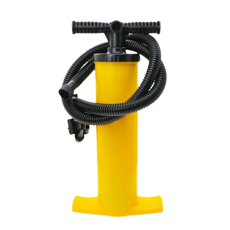 Two Way Manual Air Pump High-Pressure Manual Air Pump 4L Reusable Yellow Air Pump Wear-Resistant Hand Pump For Air Cushion Sofas