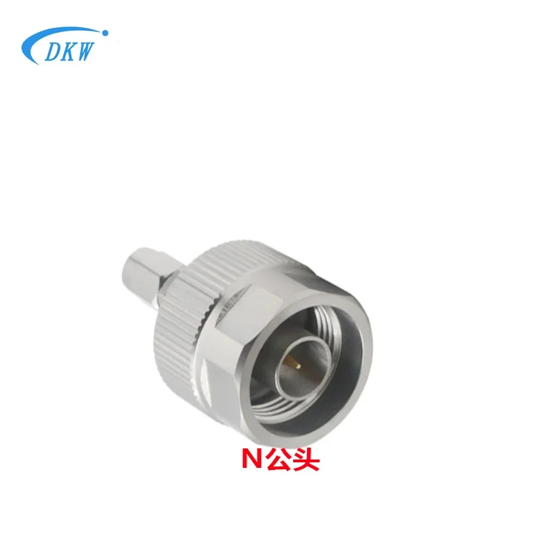 Millimeter Wave Adapter N Male to SSMA Male 18GHZ Stainless Steel Material Low Standing Wave Network Separation