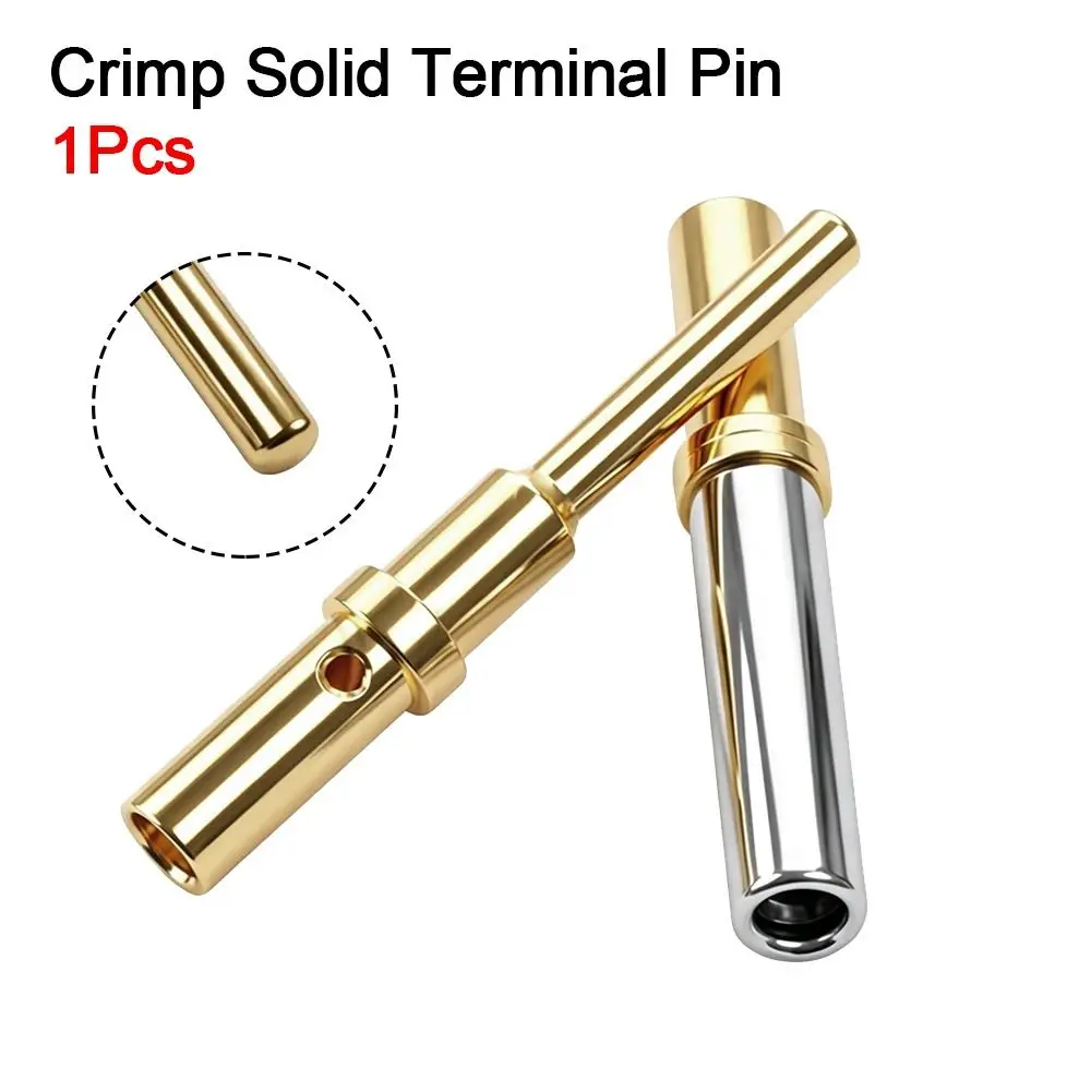 1Pcs 0460-202-1631 0462-201-1631 Terminal Pin Stainless Steel Gold Plated Male Female Terminal 6-20AWG Male Female Connector Pin