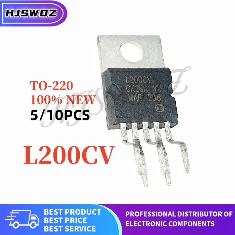 5 قطعة-10 قطعة L200CV L200 TO-220 منظم جهد قابل للتعديل لإمدادات الطاقة العلامة التجارية الجديدة في المخزون