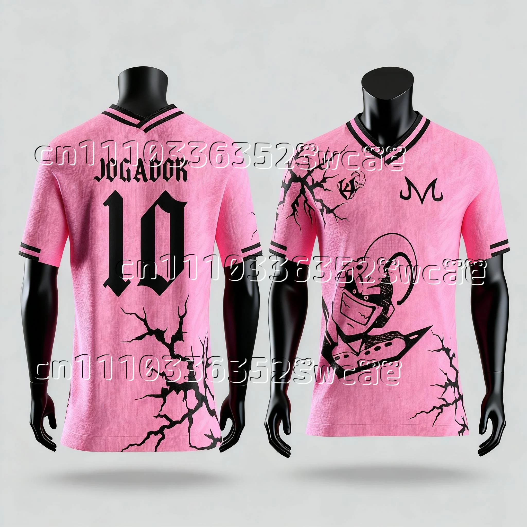 

Bandai Anime Dragon Ball Magic Man Buo Theme Summer Oversized Shirt T-shirt Adult and Children's Sports T-shirt Family Matching