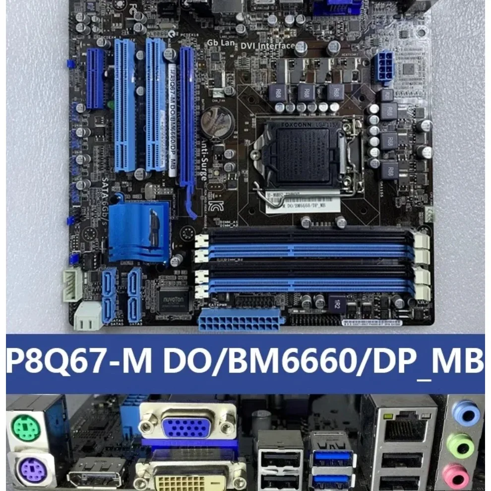 

Used For ASUS P8H67 P8Q67-M DO/BM6660/BP6260/CSM/SI VI TPM 1155 pin main board
