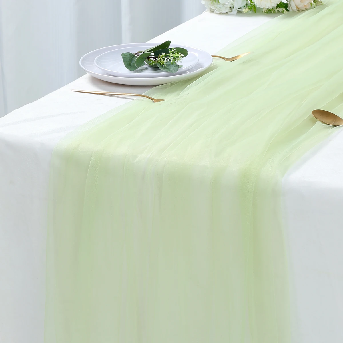 Halbtransparenter Tischläufer  – Christmas Table Runner Bewertung und Preis