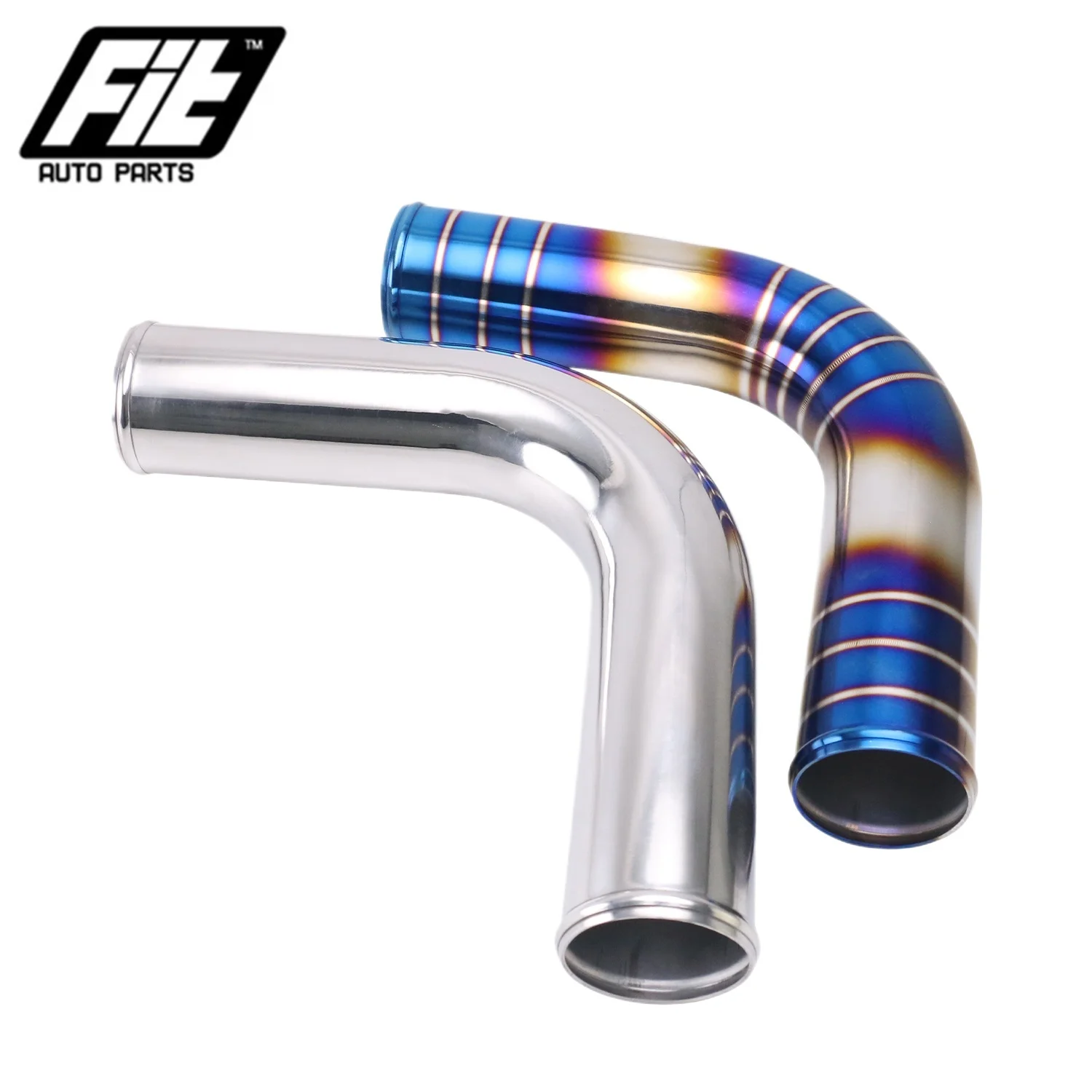 

Car Aluminum Tube OD 63 76mm Length 500mm Long Air Intake Intercooler Bend Elbow Pipe 0/45/90 Degrees