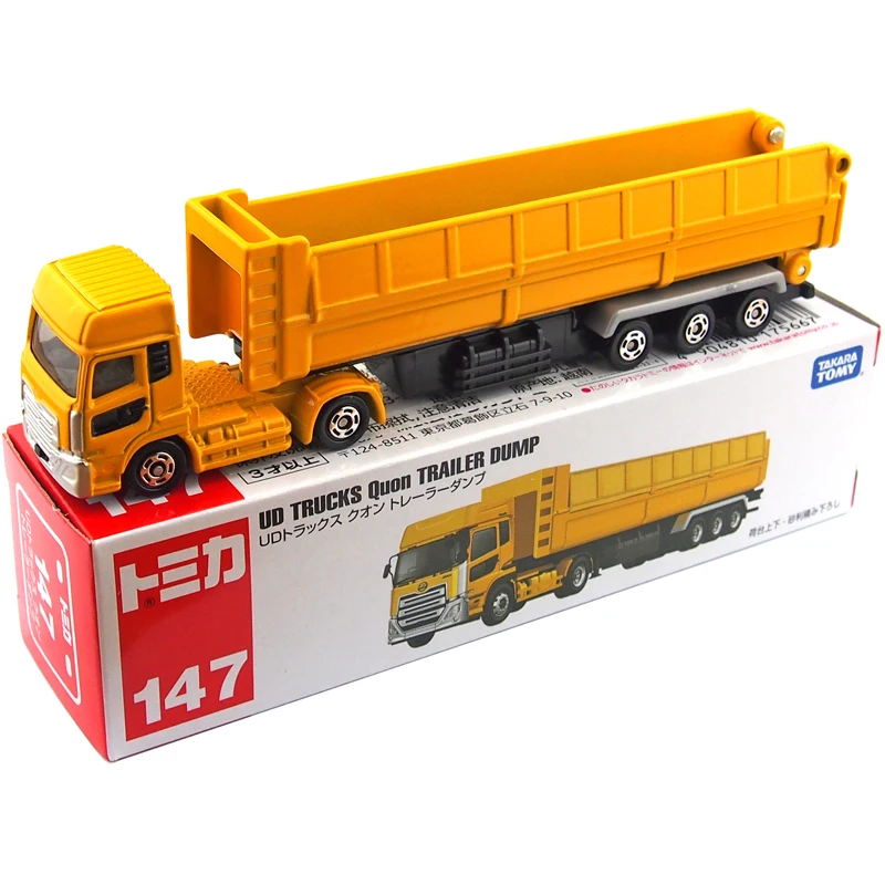 

TAKARA TOMY TOMICA long alloy die cast car Metal truck Heavy Truck No. 147, decoration of the room, children's Christmas gift