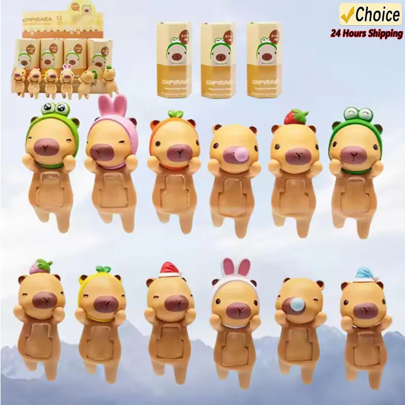 

Capybara Angel Blind Box 20th Anniversary Harvest Series Fruit and Vegetable Anime Figures Ornaments Dolls Children Gift