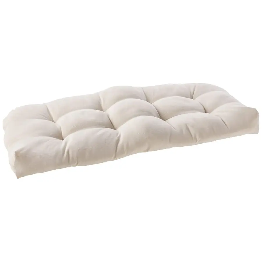 

Подушка для скамейки-дивана для патио, толстая, уличная, 44 x 19 дюймов, для сиденья на веранде, саду, террасе, балконе, автодоме, для использования в помещении и на улице