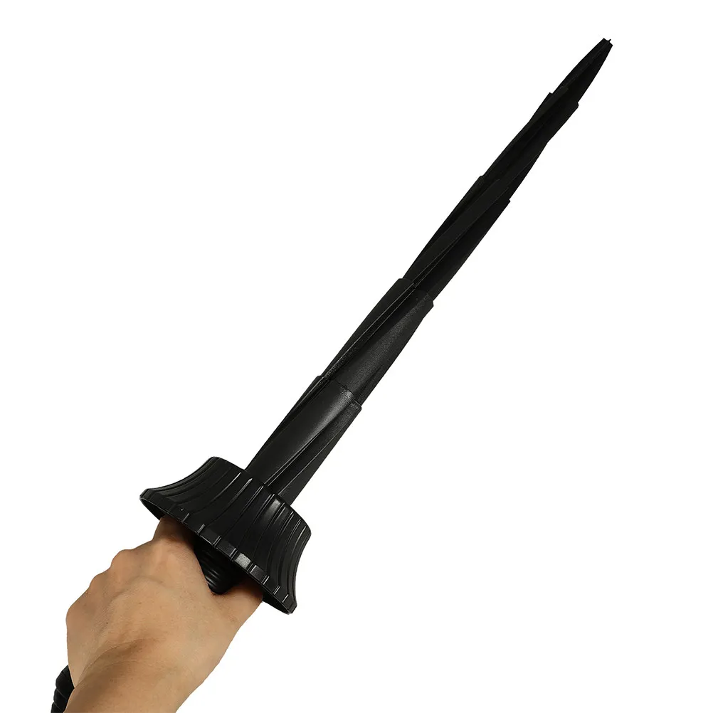 2-個スパイラル伸縮式格納式コスプレ小道具おもちゃハロウィンパーティーフェンシングトレーニング-eva-剣安全面白いウォーキング用