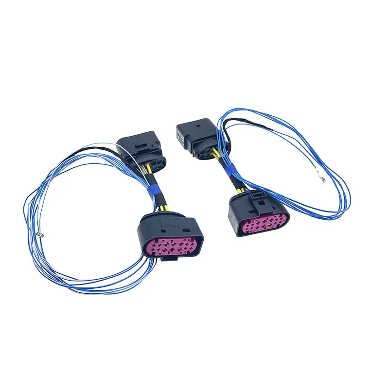 For A4 B7 Halogen to Bi Xenon HID Headlight Adapter DRL Wiring Loom Harness 04-08