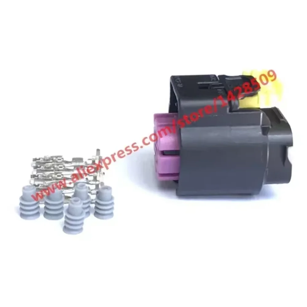 1 Set Code A Female 5 Pin Automotive Electric Wire Connector 1928405138 For VW Audi 1 928 405 138 Inject Sensor Fits Ford