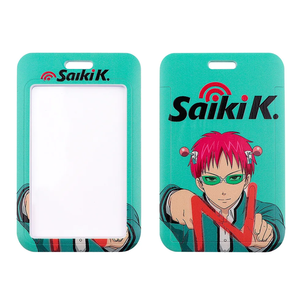 Anime The Disastrous Life of Saiki Kusuo Lanyards Neck Strap for Keys Keychain Badge Holder ID Card Mobile Phone Hanging Rope