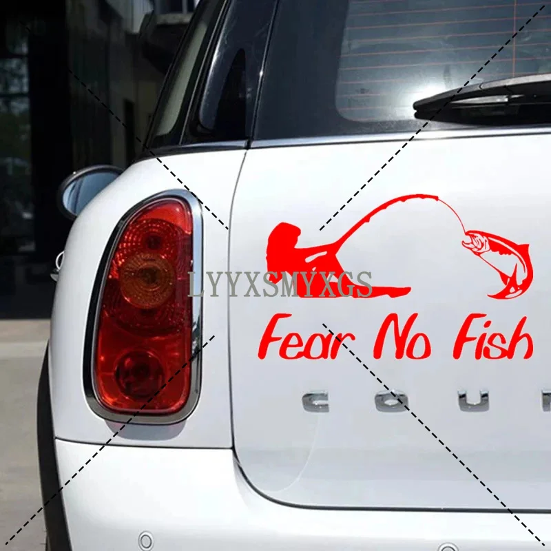 Personality Custom Fishing Hunter Car Sticker Laptop Bumper Wall Truck Van Helmet Racing Camper Vinyl Decal PVC Wholesale