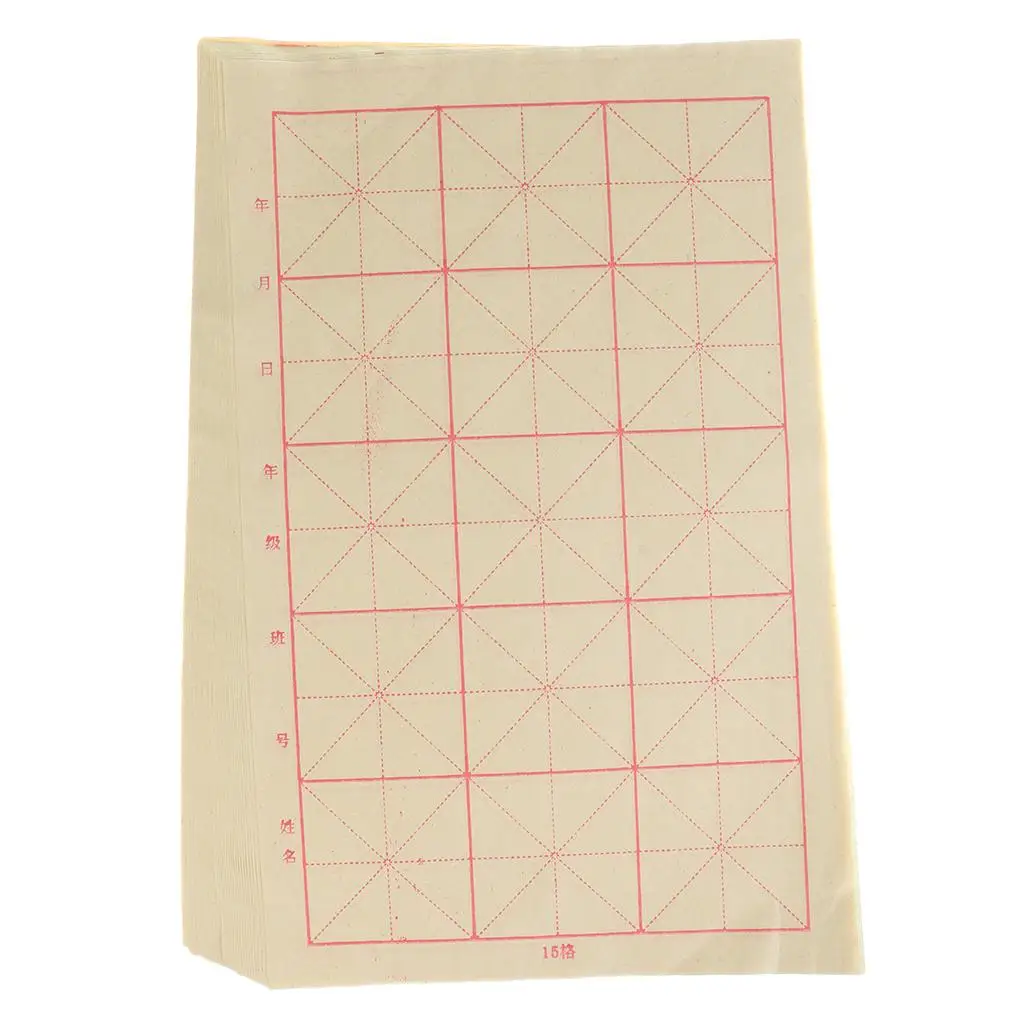 Handicrafts Chinese Traditional Writing Rice Paper Grid Xuan Paper