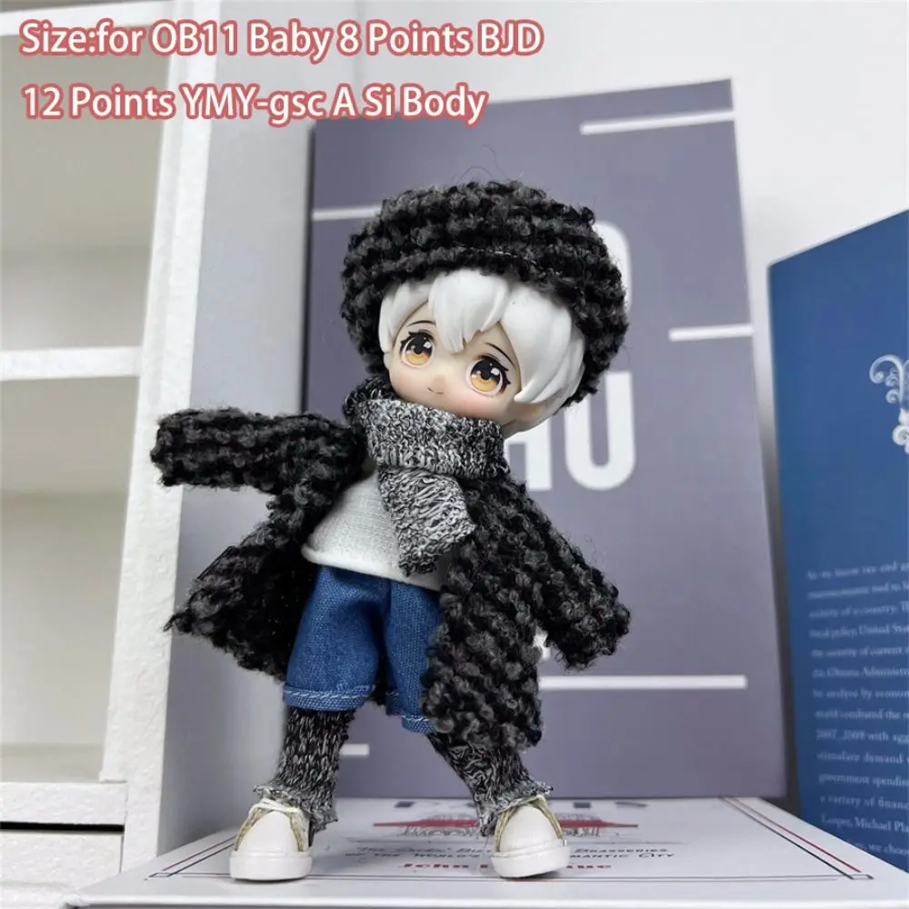 6 ชิ้นน่ารัก Handmade ตุ๊กตา BJD เสื้อผ้า DIY Cool OB11 ตุ๊กตาเสื้อผ้าตุ๊กตาอุปกรณ์เสริม