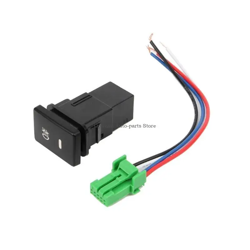 

12V Front Fog light Push Switch Button 4 Wire Fit For for Corolla P